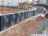 Waterproofing along foundation walls at c.l 1 (D-G.1) Facing North-East (800x600).jpg